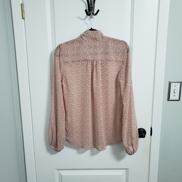 SCOTCH & SODA Pink Stars Tie Bow Blouse - Picture 4 of 10